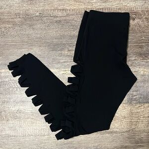 Express Sexy Cut Out Black Leggings Size Small